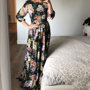 Anthropologie dress gown worn once for photoshoot
